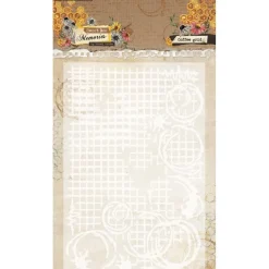Carpeta de embossing Coffee Grid Sweet Bee Memories Studio Light