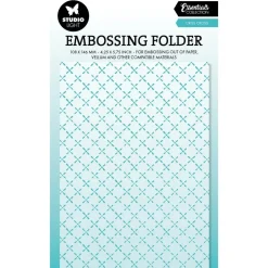 Carpeta de embossing Criss Cross Essentials Studio Light