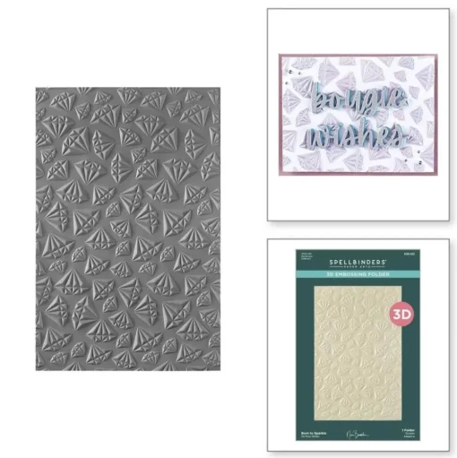 Carpeta de embossing 3D Born To Sparkle Spellbinders