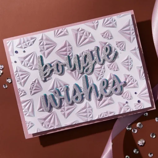 Carpeta de embossing 3D Born To Sparkle Spellbinders