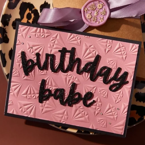 Carpeta de embossing 3D Born To Sparkle Spellbinders