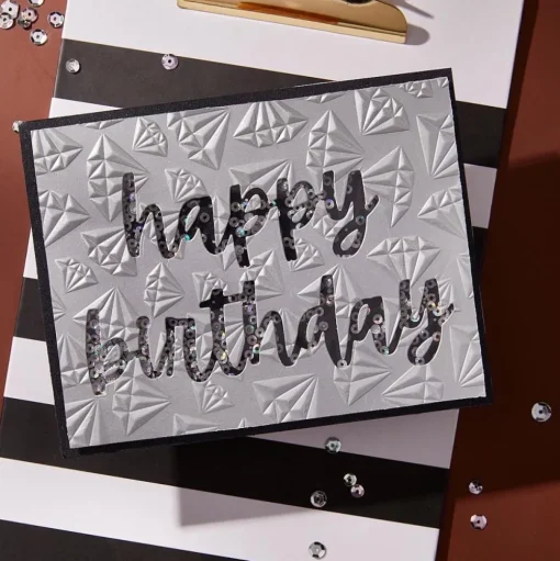 Carpeta de embossing 3D Born To Sparkle Spellbinders