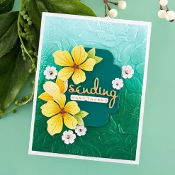 Carpeta de embossing 3D Four Petal Floral Spellbinders