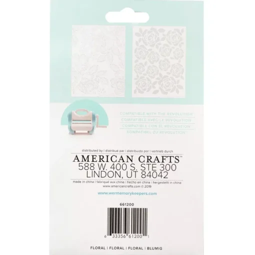 Carpeta de Embossing Floral Revolution We R