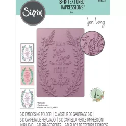 Carpeta de embossing Merry & Bright Sizzix