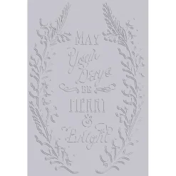 Carpeta de embossing Merry & Bright Sizzix