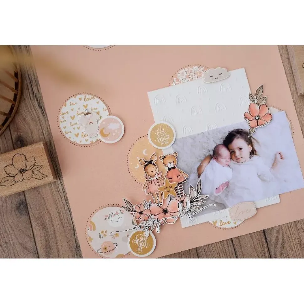 Carpeta de embossing Over the Rainbow À Petits Pas Florilèges Design