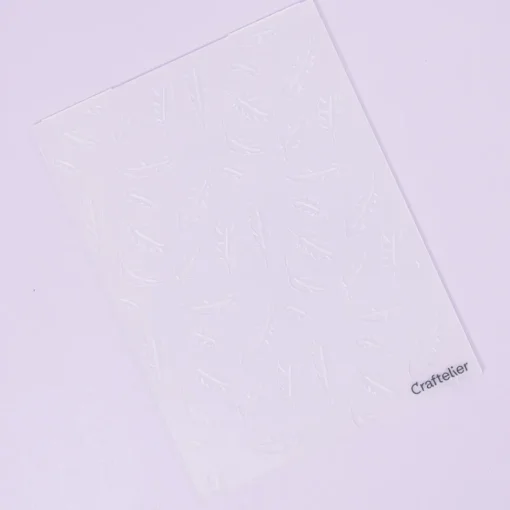Carpeta de embossing Plumas Craftelier