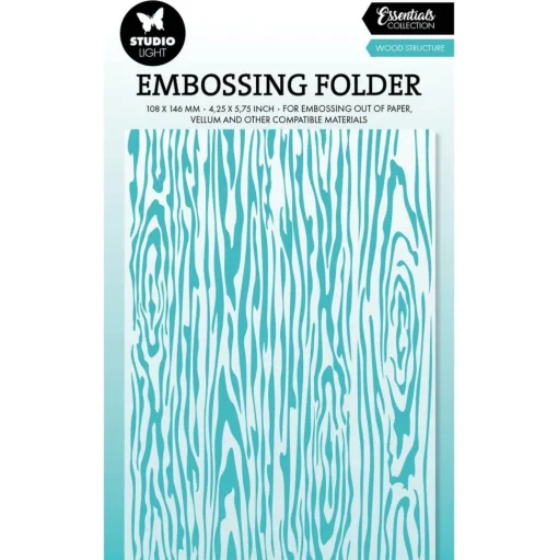Carpeta de embossing Wooden Planks Essentials Studio Light