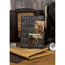 Carpeta de texturas 3D Typewriter Sizzix