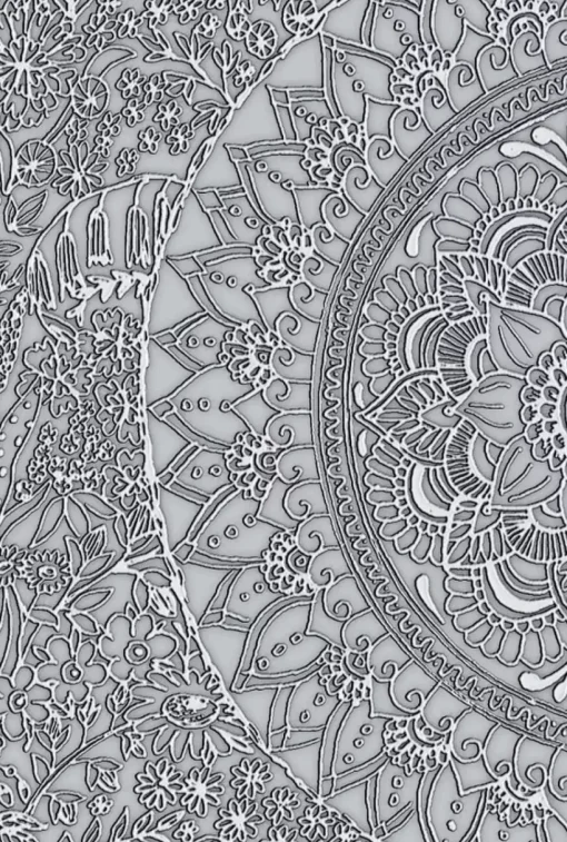 Carpeta de texturas Half Mandala Sizzix 665597