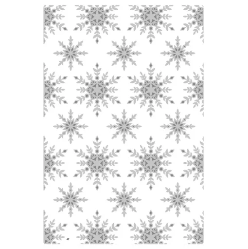 Carpeta de Texturas Multi-Level Snowflake Sparkle Sizzix 666470