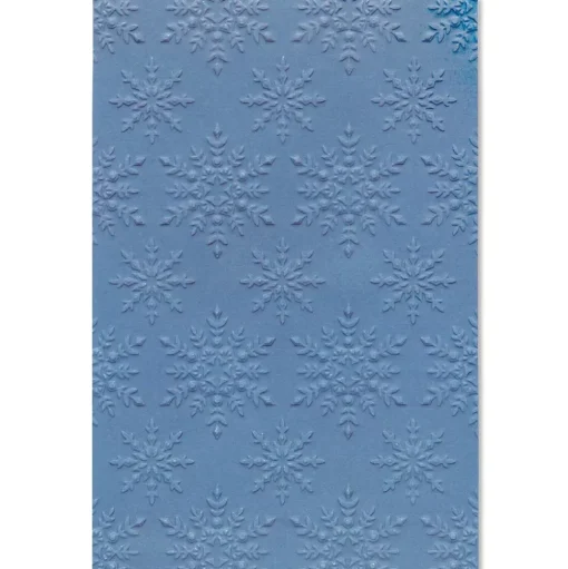 Carpeta de Texturas Multi-Level Snowflake Sparkle Sizzix 666470