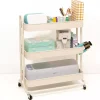 Carrito Amazon con 3 bandejas Blanco Craftelier 60cm