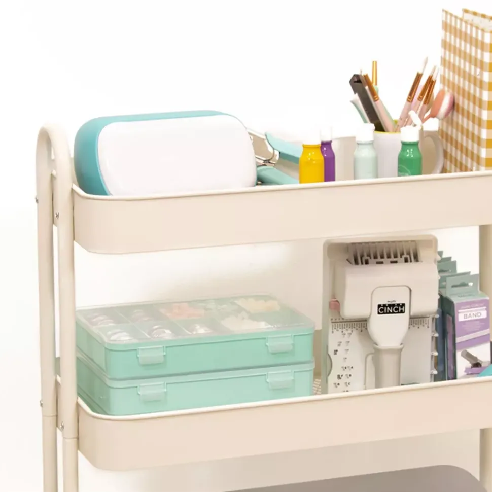 Carrito Amazon con 3 bandejas Blanco Craftelier 60cm