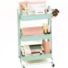 Carrito Con 3 Bandejas Aqua Craftelier