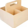Cesta De Madera Con Asa Artemio