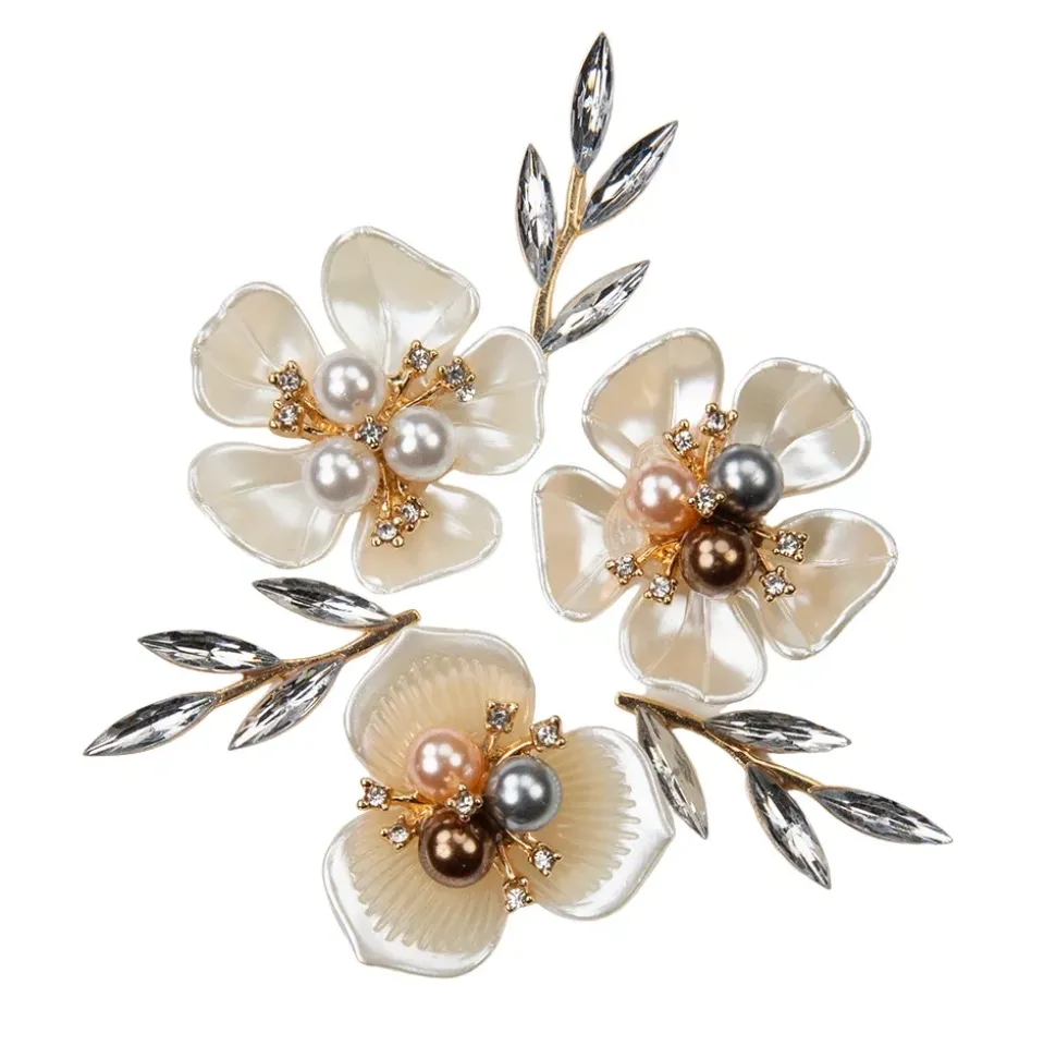 Charms Metálicos Flores Índigo Frank García Prima