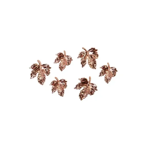 Charms Metálicos Leaves Pumpkin & Spice Prima