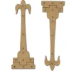 Chipboard Bisagras flecha - Dayka
