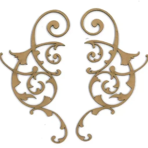Chipboard Set filigranas - Dayka