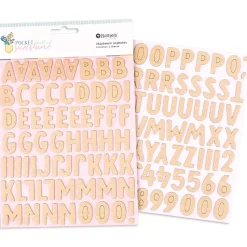 Chipboard stickers Alfabeto Pocket Full of Sunshine Rosie's Studio