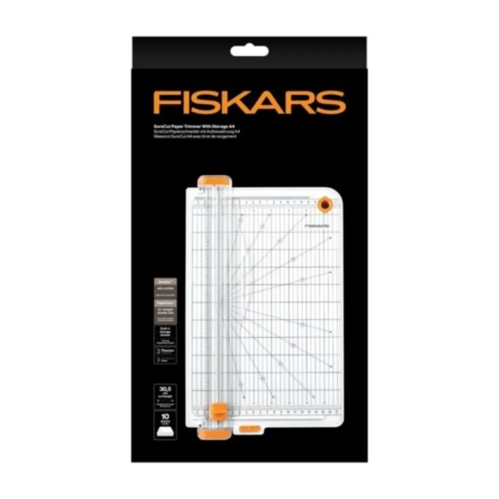Cizalla SureCut con almacenamiento Fiskars A4