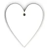 Corazón en tablero blanco