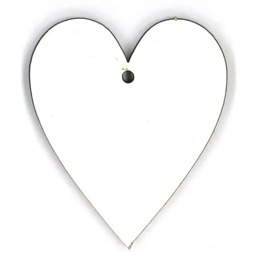 Corazón en tablero blanco