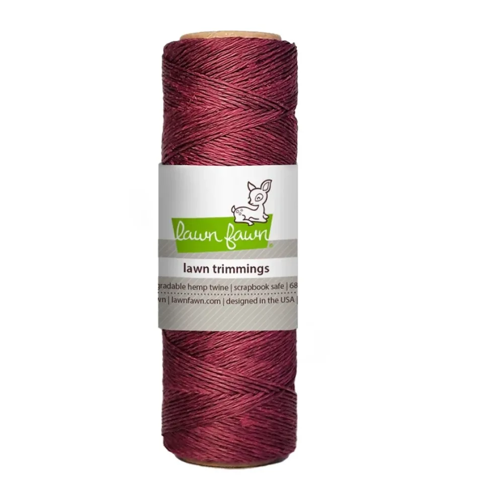 Cordel de cáñamo Burgundy Hemp Twine Lawn Fawn