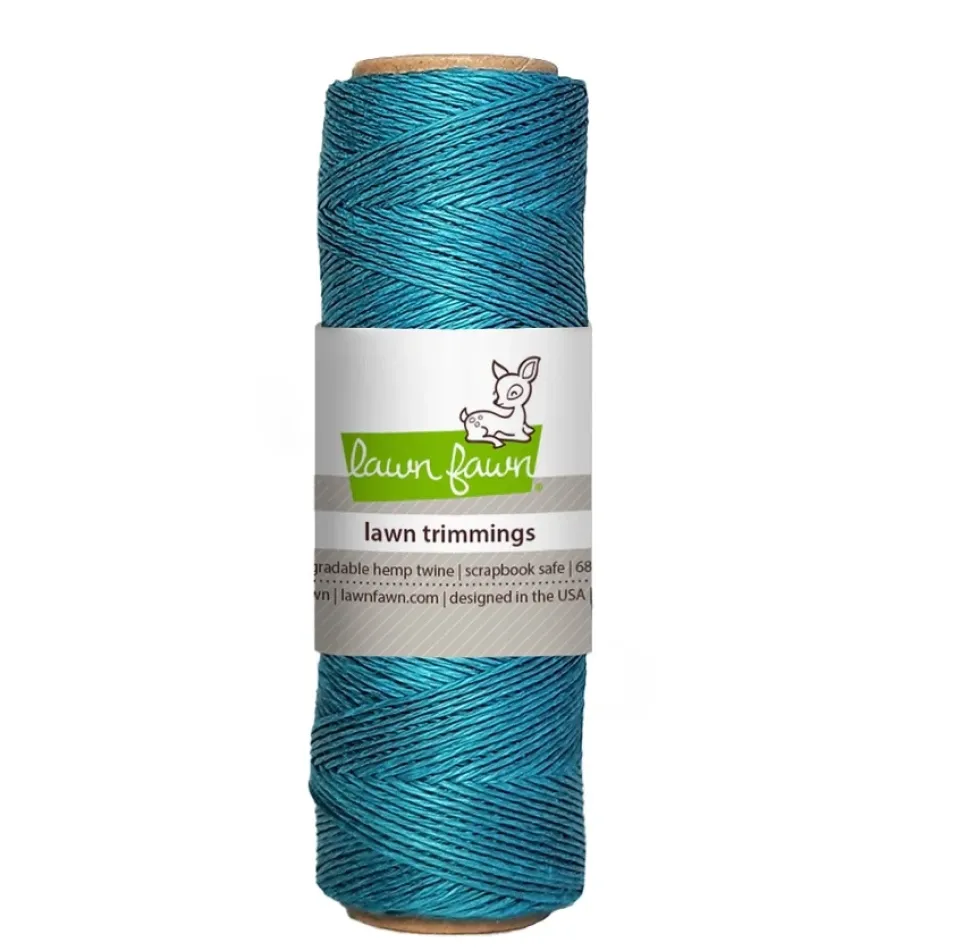 Cordel de cáñamo Teal Hemp Twine Lawn Fawn