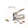 Crop-A-Dile Big Bite II GOLD, con estuche y 100 ojales