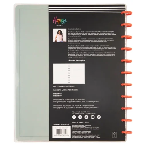 Cuaderno Big Breathe Live Explore Happy Planner