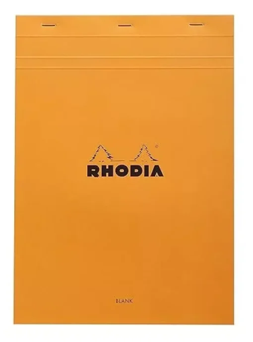 Cuaderno liso Naranja Rhodia A4