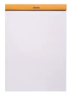 Cuaderno liso Naranja Rhodia A4