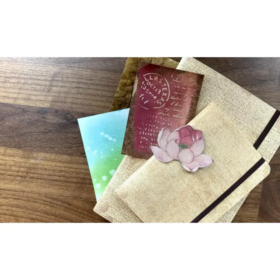 Cuaderno Mixed Media Journal Stone Paper Create Happiness Stamperia A5