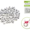 Cuentas de Madera Blanco Abecedario MultiCraft 8mm