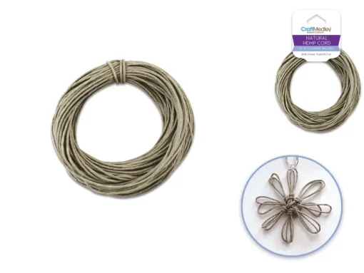Cuerda de Cáñamo Natural MultiCraft 1mm