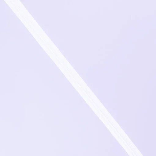 Cuerda elástica plana Blanca Craftelier 5mm