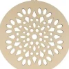 Die-Cut de Madera Medallón con Copo de Nieve Artemio
