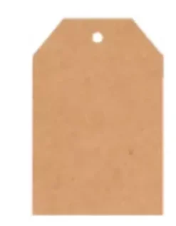 Die-cut Etiquetas Kraft On se Marie Artemio