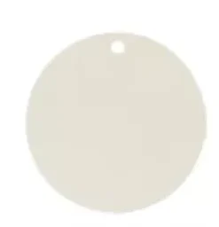 Die-cut Etiquetas Redondas Beige On se Marie Artemio