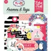 Die-cut Frames and Tags I am Mom Echo Park