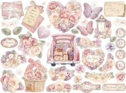 Die-Cuts Amor Romance Forever Stamperia