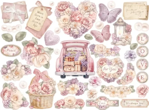 Die-Cuts Amor Romance Forever Stamperia