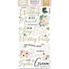 Die-Cuts Chipboard Words & Phrases Marry Me Echo Park
