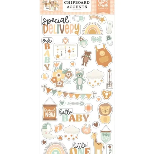 Die-Cuts de Chipboard Our Baby Echo Park