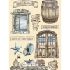 Die-cuts de madera Soul Of The Ocean Silent Sea Stamperia