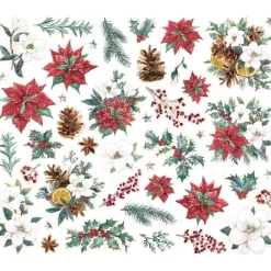 Die-Cuts Floral Simple Vintage 'Tis The Season Simple Stories