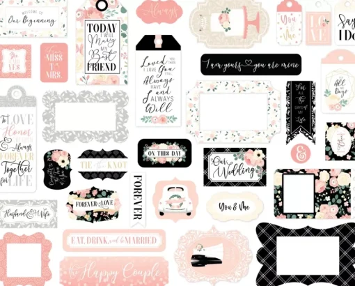 Die-Cuts Frames & Tags Wedding Echo Park